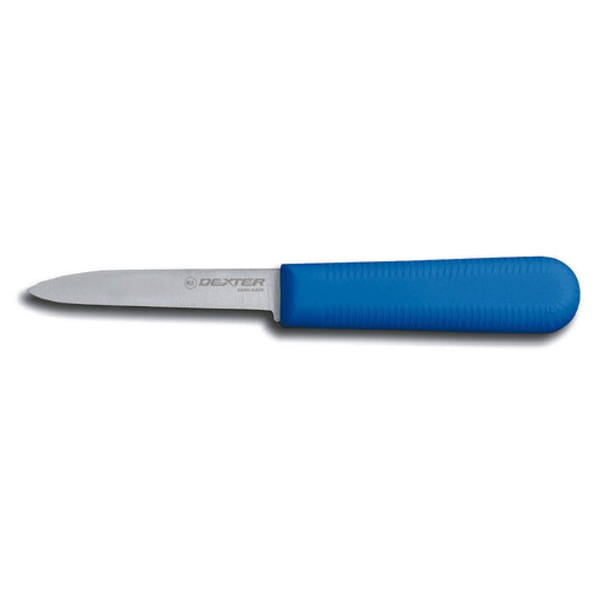 Dexter Russell 15303C 3-1/4 Inch Blade 3-1/4 Inch Handle Paring Knife High-Carbon Steel Blue Polypropylene Handle Stain-free