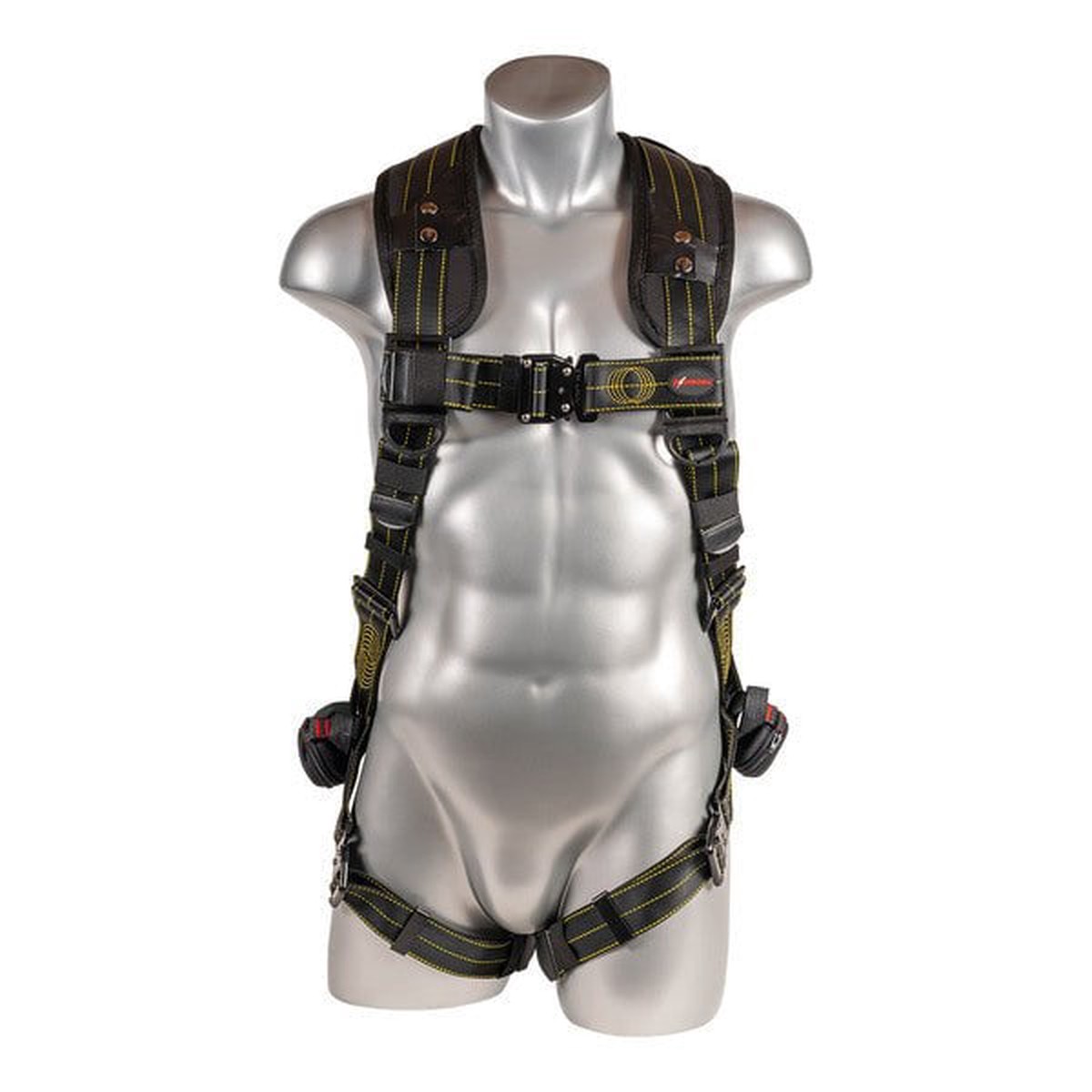 Kapture 5 Point Element Full Body Harness - Dorsal D-Ring - QC Chest & Legs - Shoulder Pads - Revolta Oil & Water Rep Webbing - All Sizes