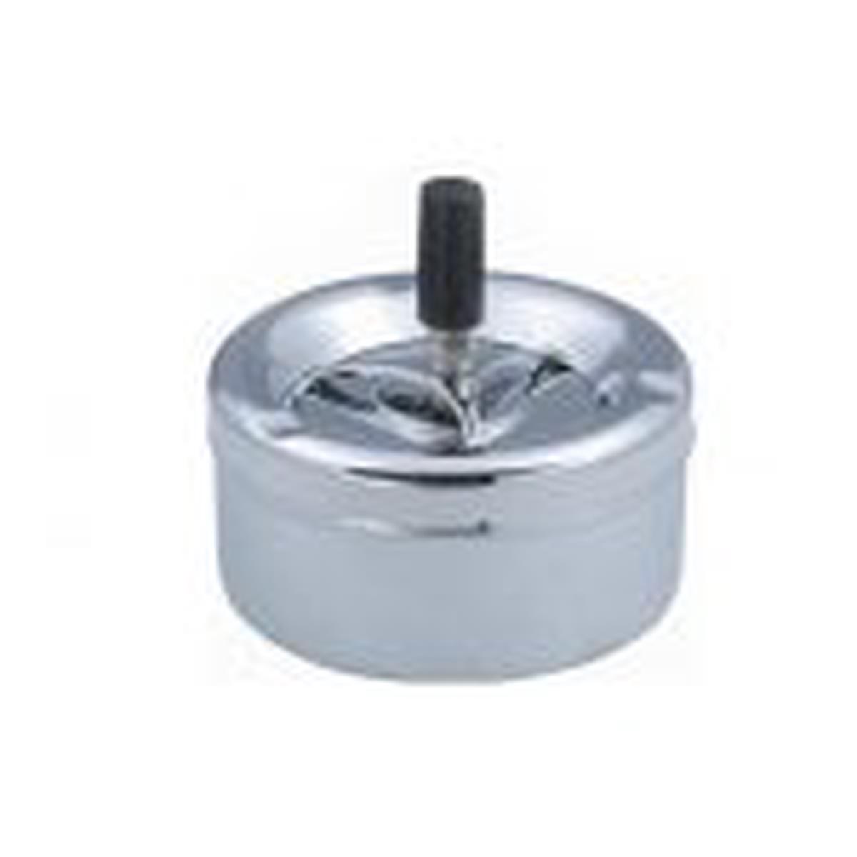 ASHTRAY S/S SPINNING  11CM EVA