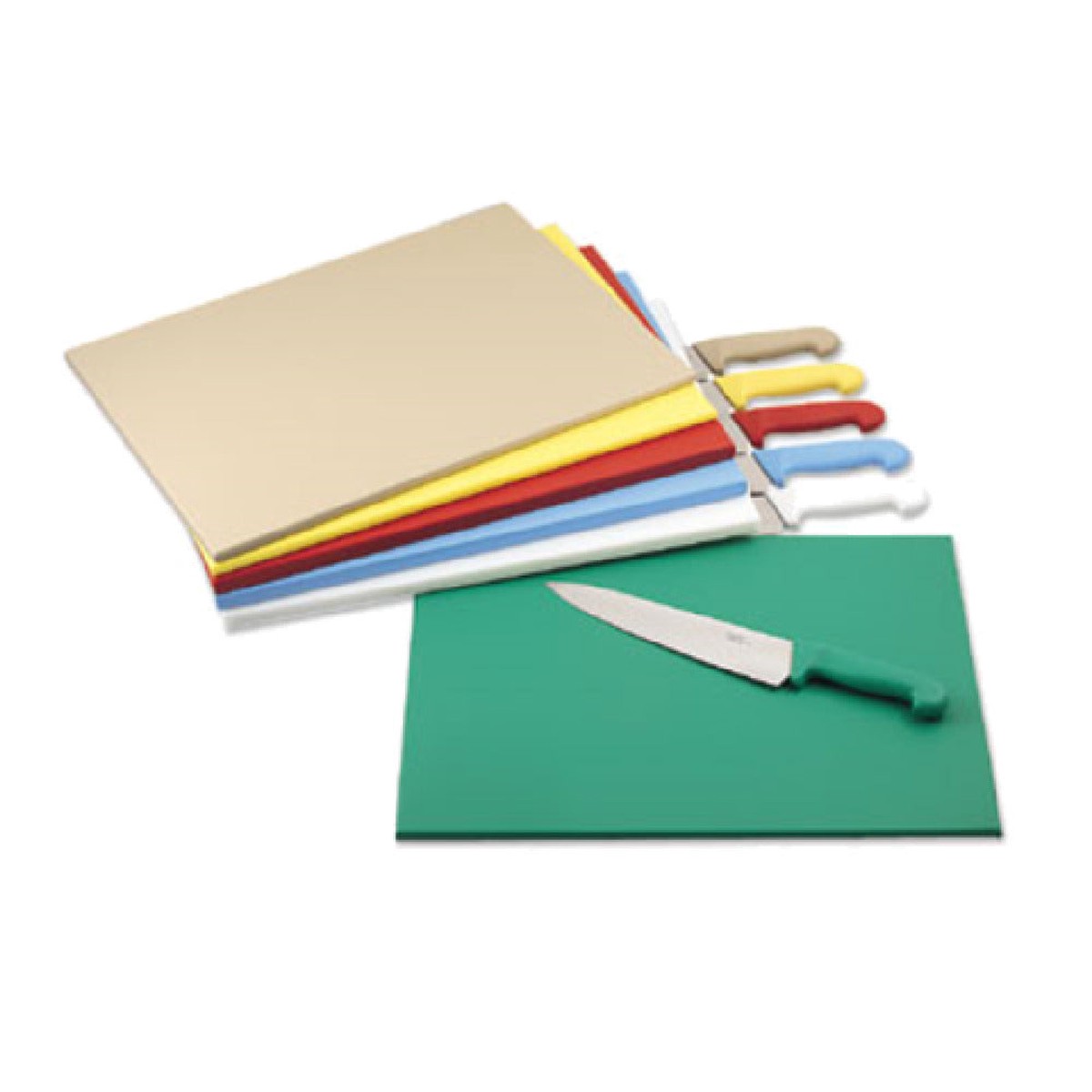Alegacy Foodservice Products PEL1218 ColorCode Cutting Board 12" X 18" X 1" Rectangular 