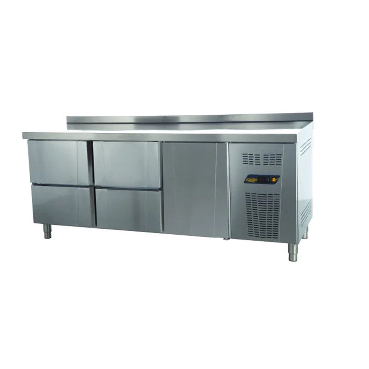 COUNTER TYPE GASTRONORM REFRIGERATOR - 4 DRAWERS + 1 DOOR 