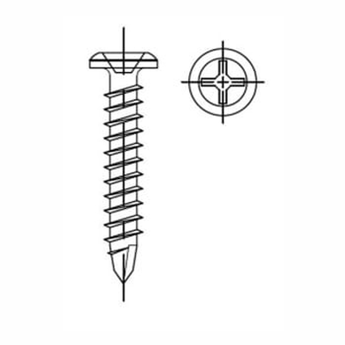 - Duro-Last Spade Point #3 Phillips Screws