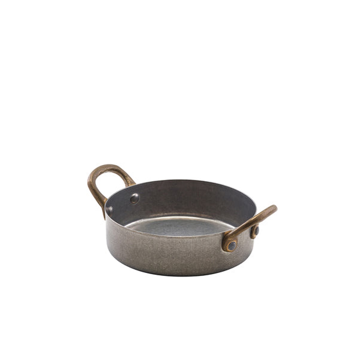 'GenWare Vintage Steel Mini Casserole Dish 12.25 x 3.5cm***Pack of 6***