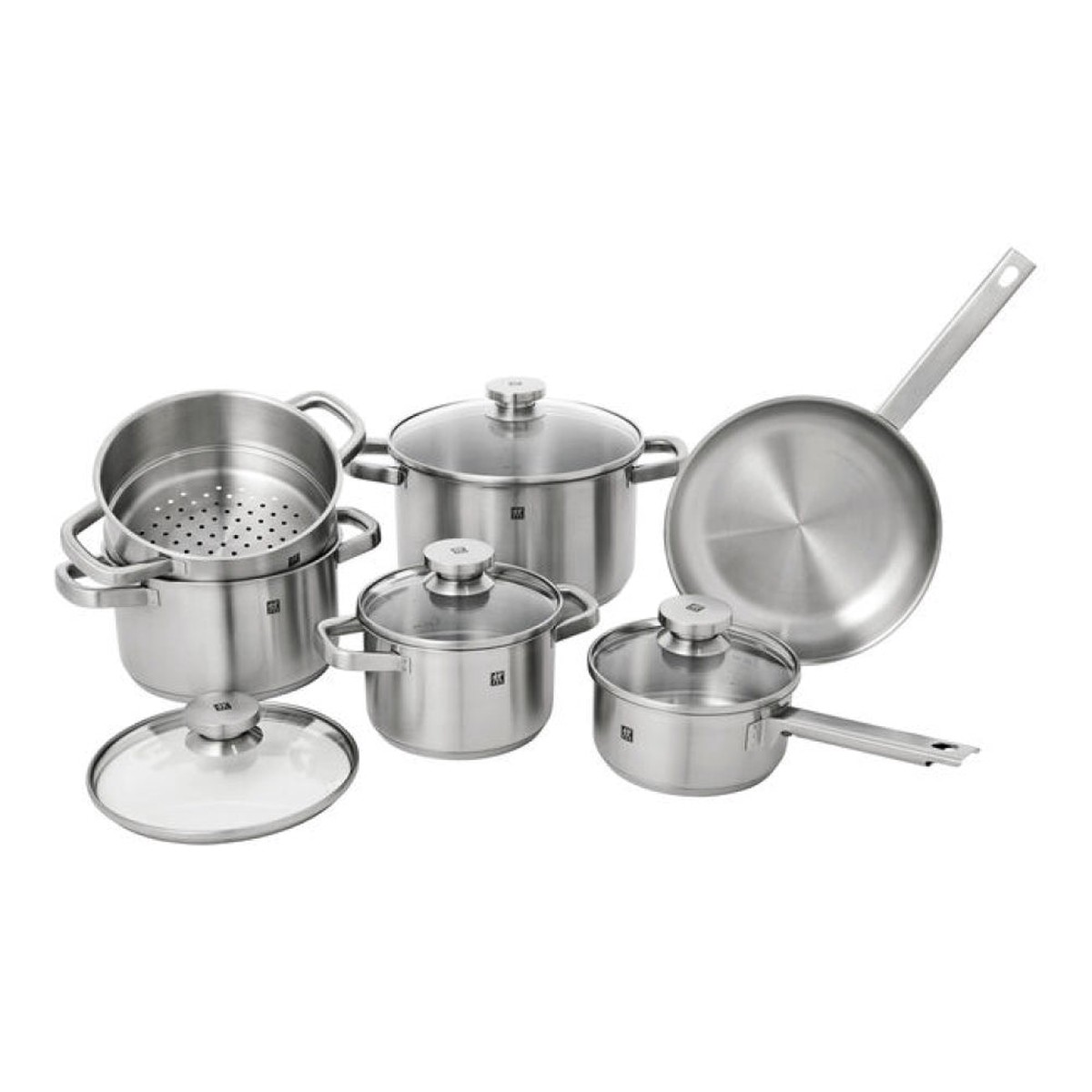 Zwiling Joy 10-Piece Stainless Steel Cookware Set - 64040-021