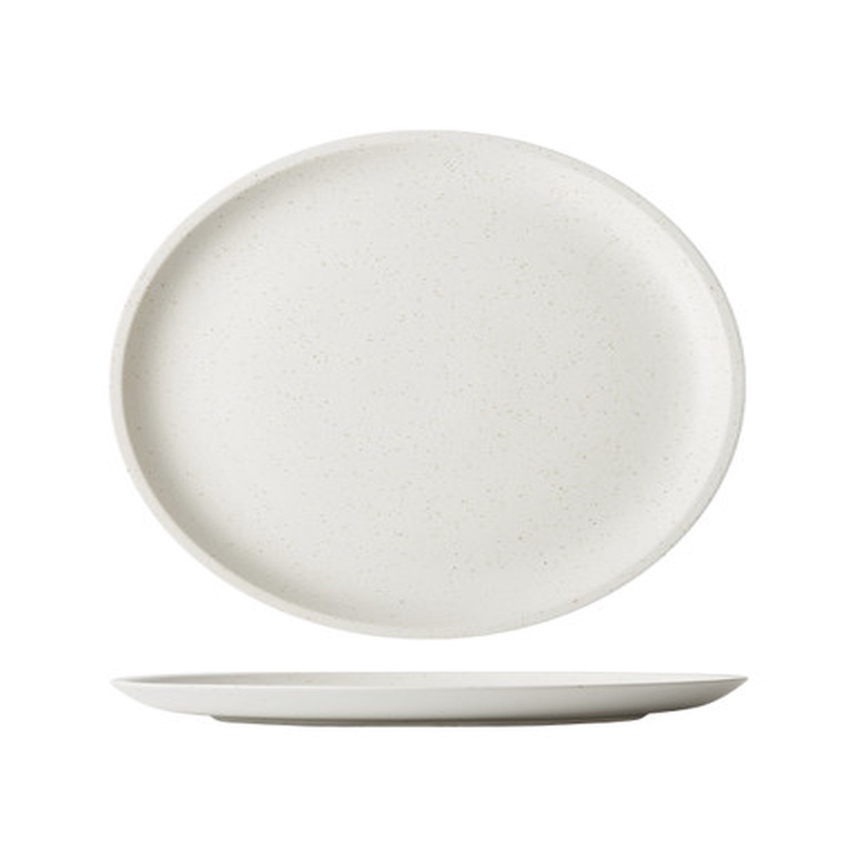 11 in. Dinner/ Serving Coupe Plate for 3 to 4 Persons - Dune Shells