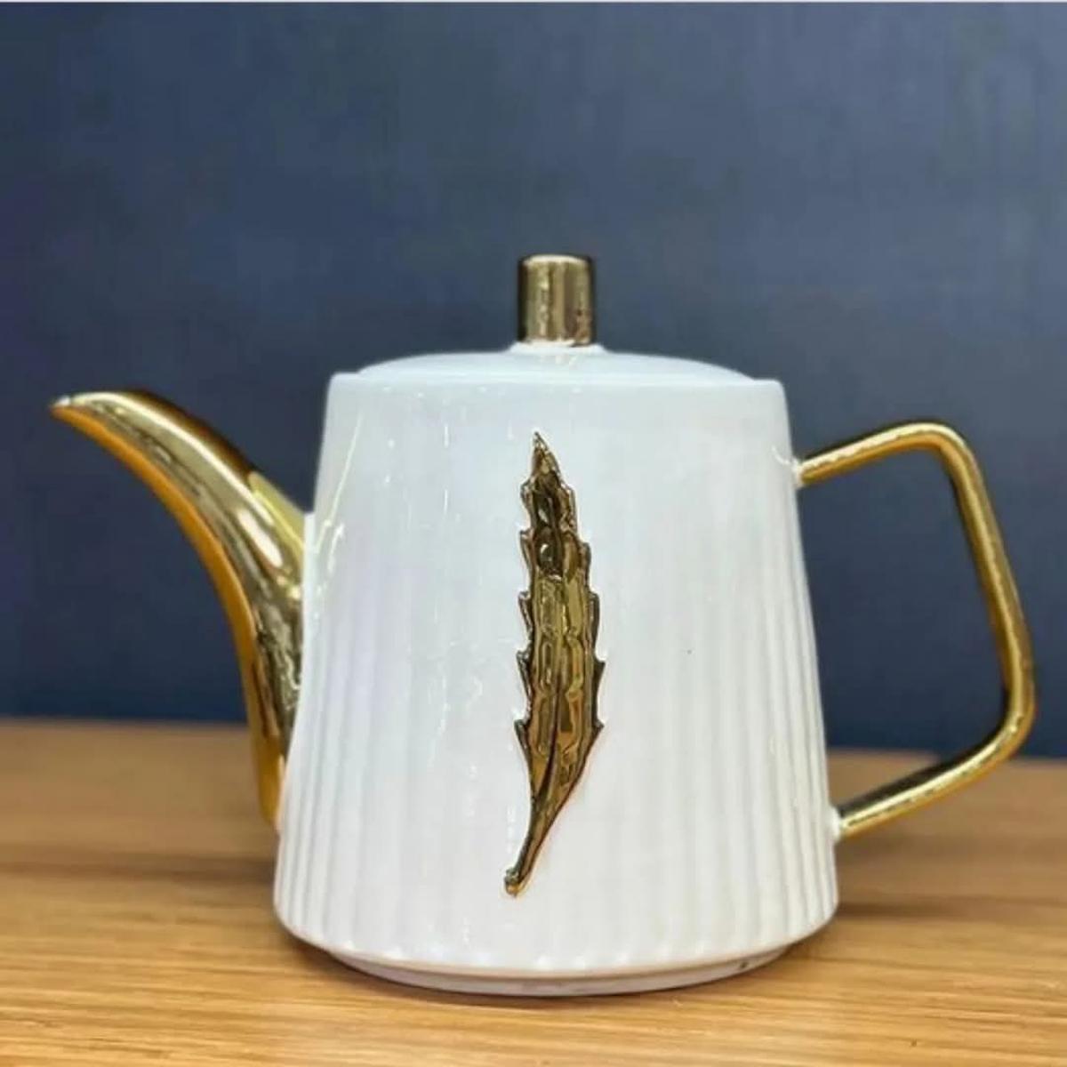 1000ml Gold Line Ceramic kettle