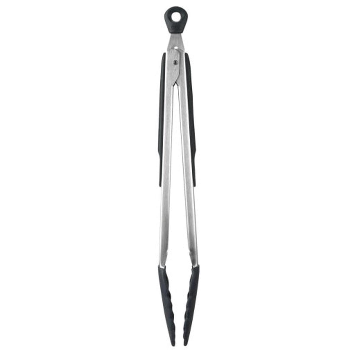 12 Inch Locking Tongs With Silicone Heads