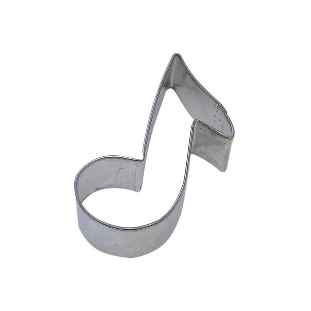 12-Piece Music Note 3.5 in. Tinplated Steel Cookie Cutter & Recipe