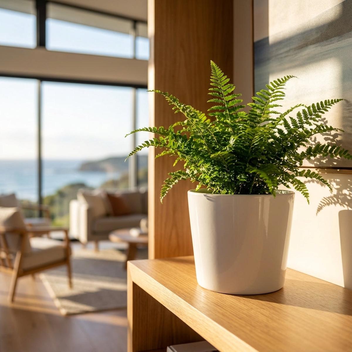 White Indoor Glazed Cache Pot - Various sizes available