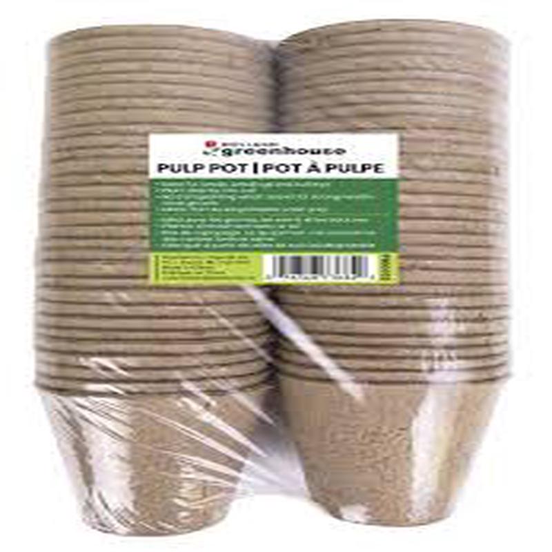 3" Round Pulp Cup - 60 PC