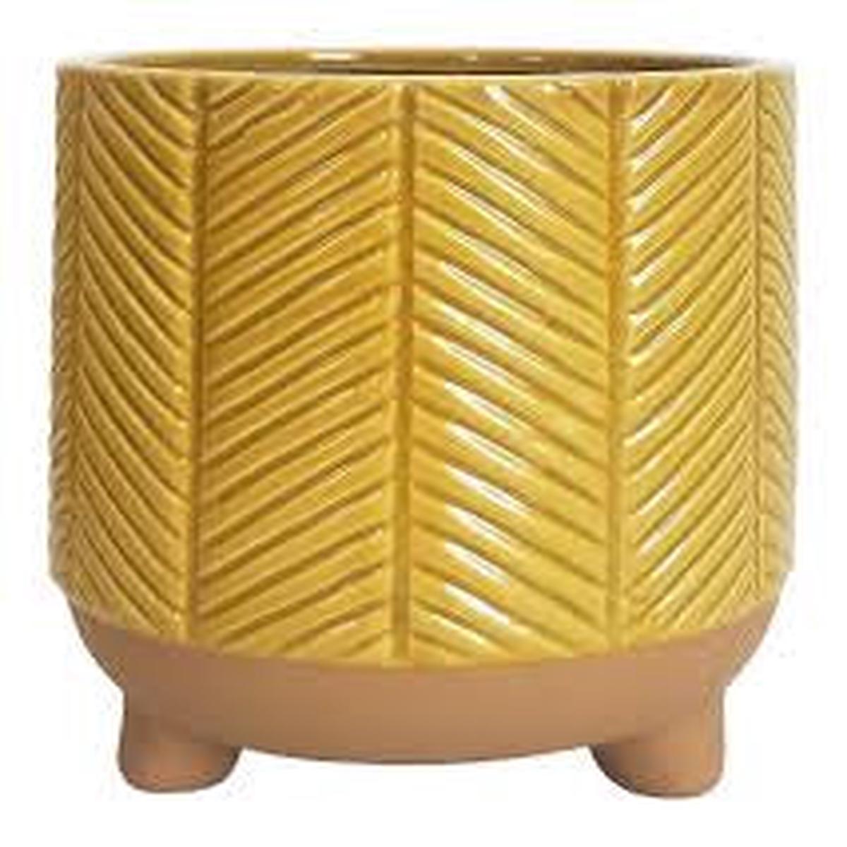 Zari Planter - Mustard
