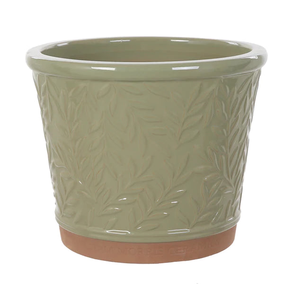 32CM WMORRISV POT GREEN