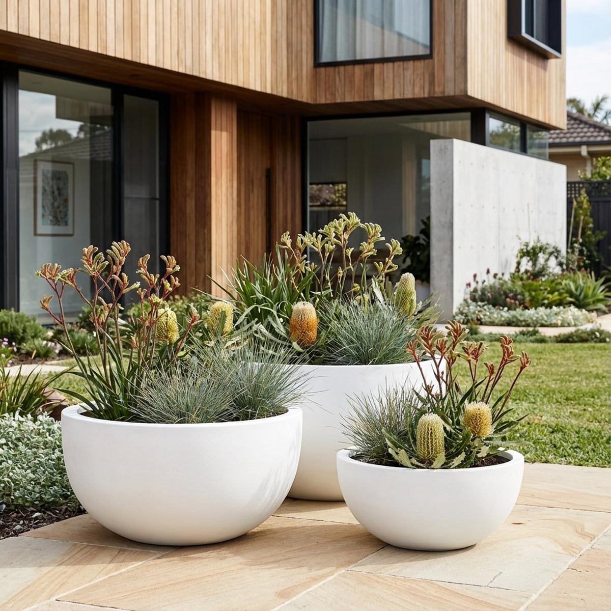 White Harper Bowl - Various sizes available