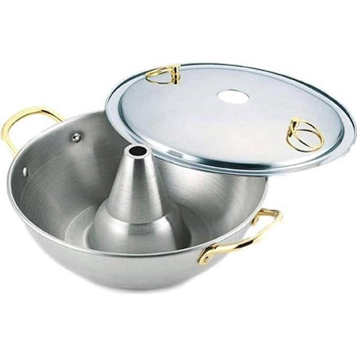 Yoshikawa Stainless Steel Shabu Shabu Pot 25cm