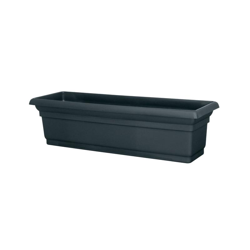 30" Distinction Window Box Black