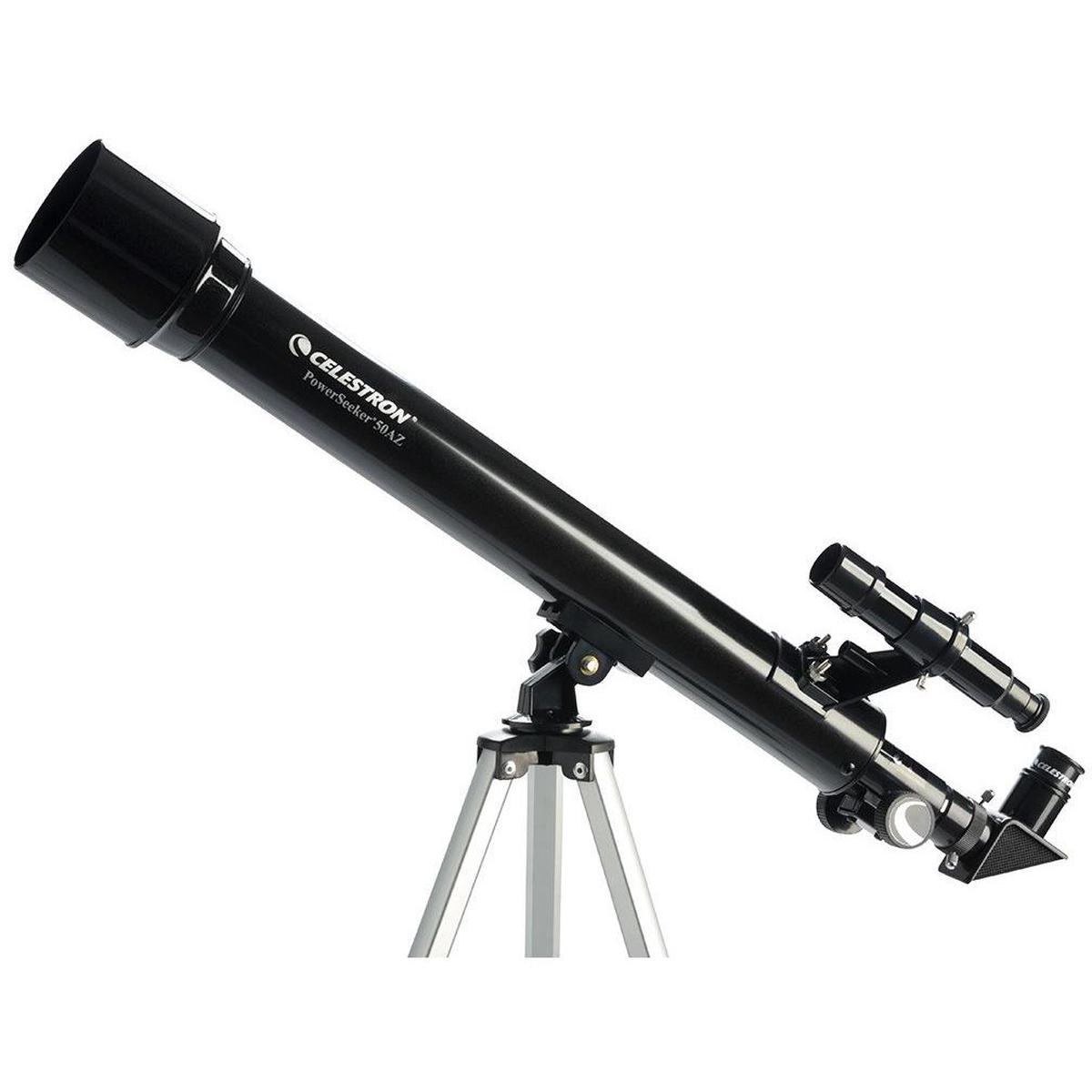 Celestron PowerSeeker 50 50mm f/12 AZ Refractor Telescope (150X-450X)