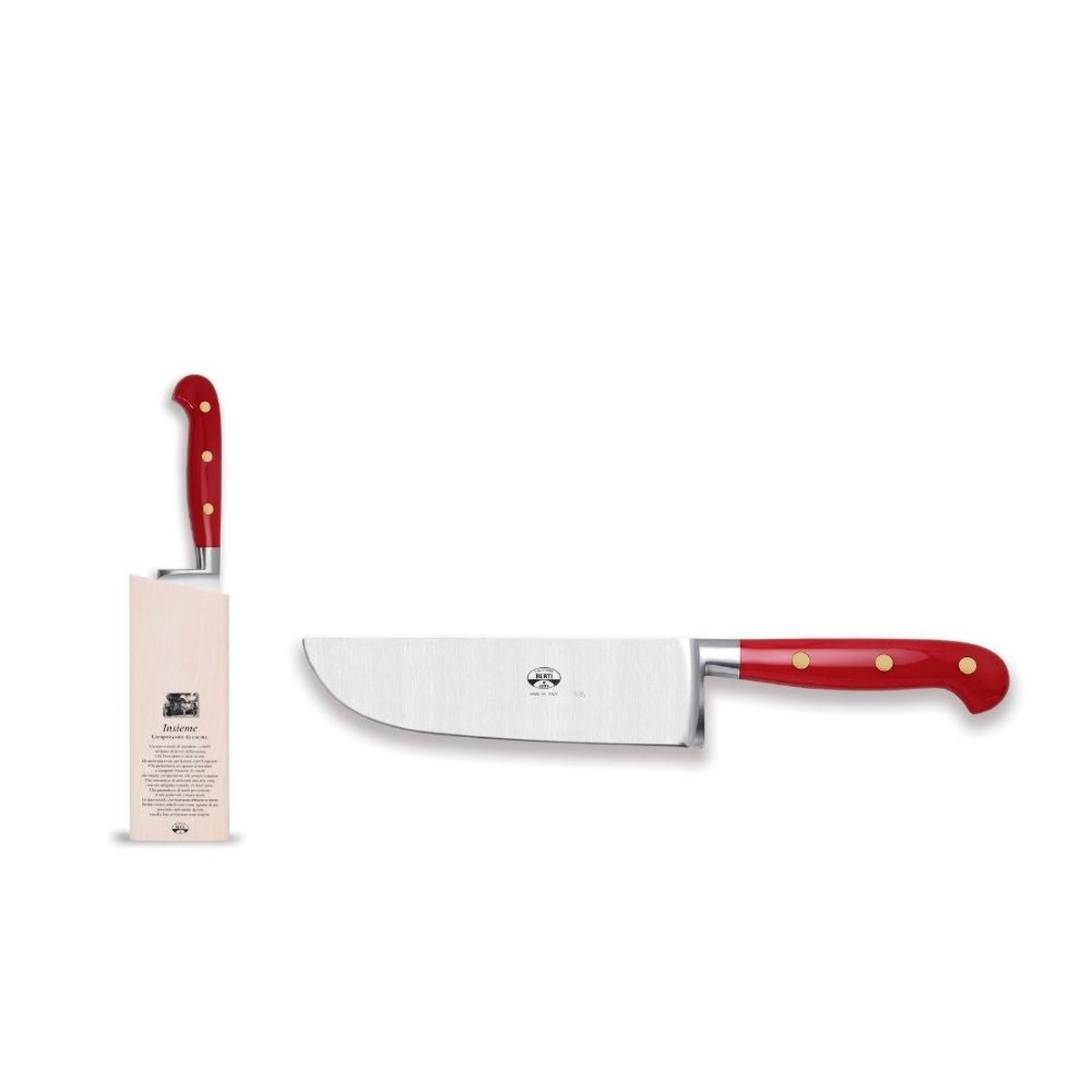 Coltellerie Berti Forgiati - Insieme pesto knife 92399 red