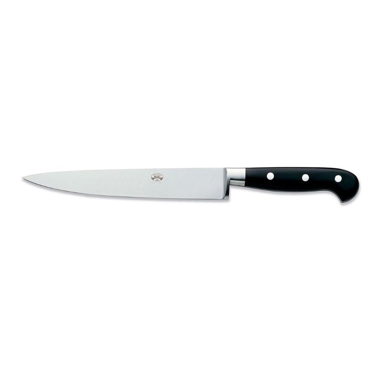 Coltellerie Berti Forgiati slicing knife 870 black plexiglass