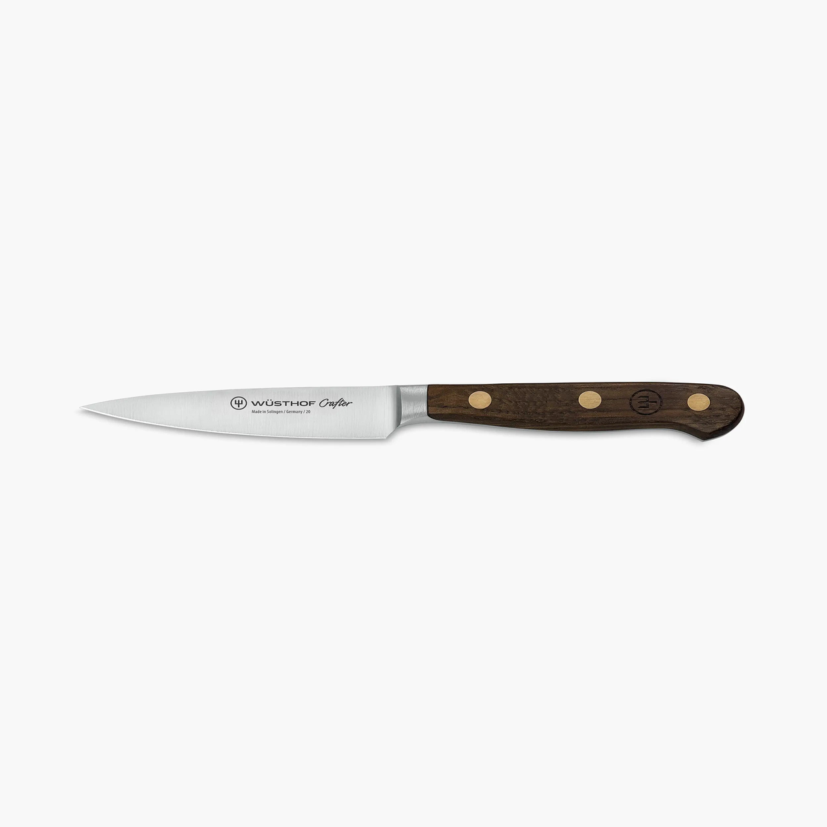 Wusthof Crafter wooden half bolster paring knife 9 cm - 3 1/2 in