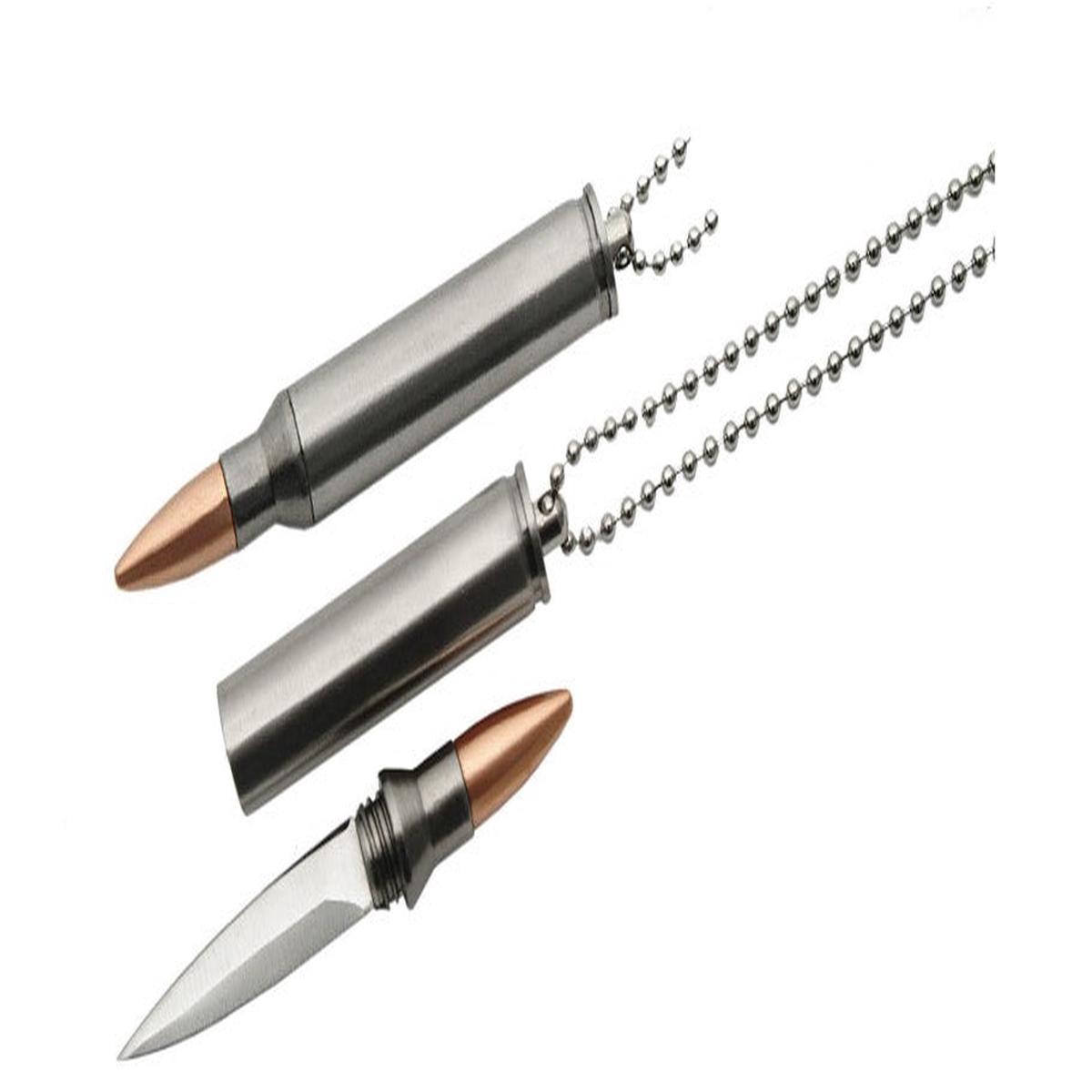3" 30-06 BULLET NECK KNIFE