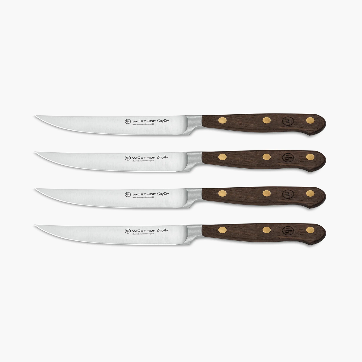 Wusthof Crafter wooden 4-piece steak knife set