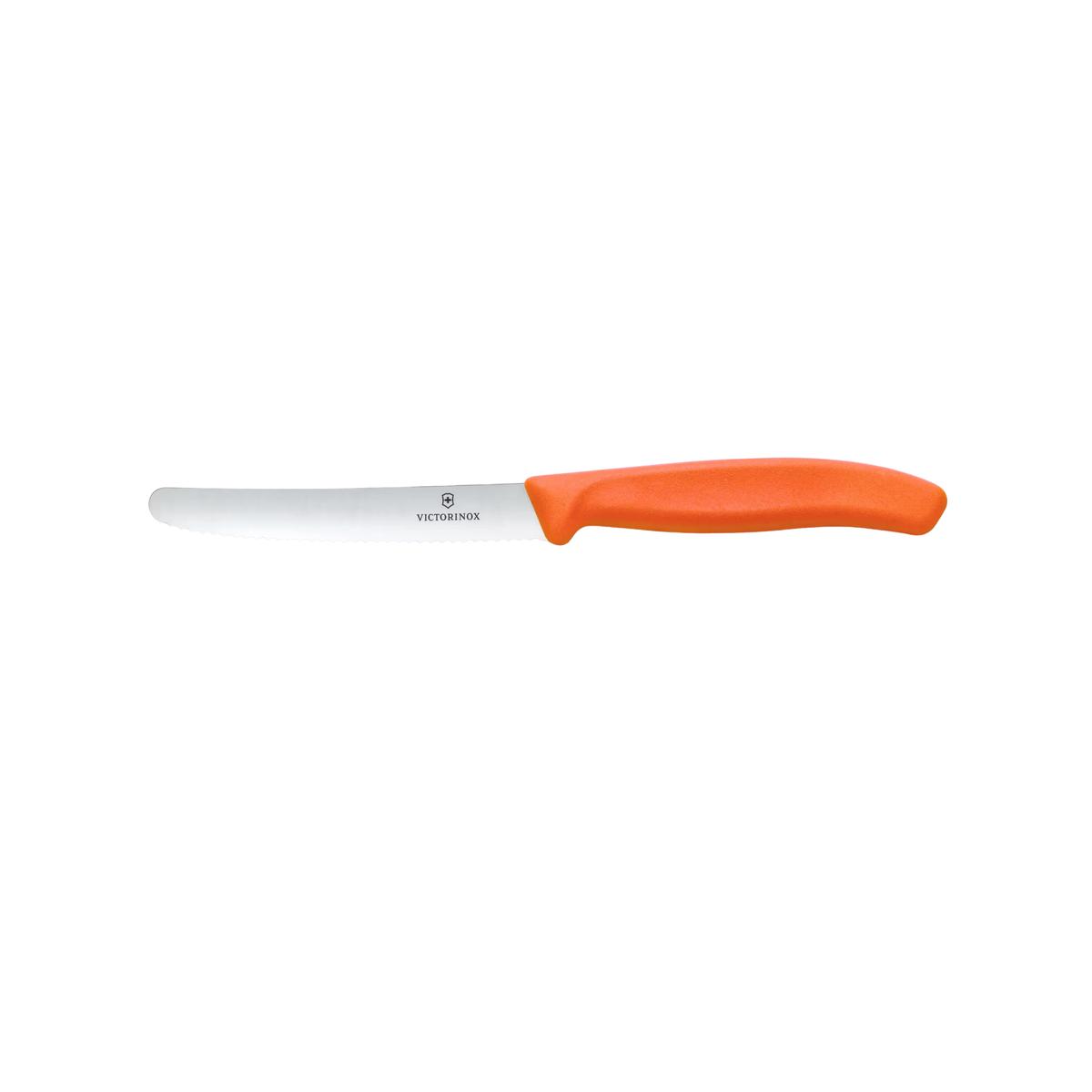 11cm Swiss Classic Tomato and Table Knife - Orange