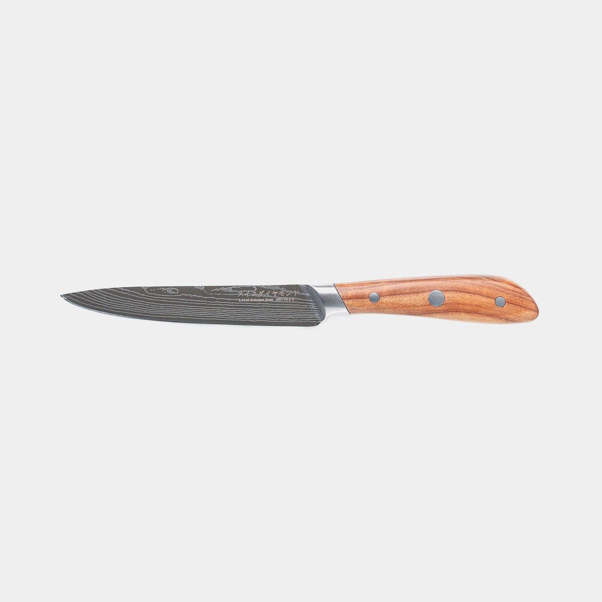 5" Damascus Utility Knife