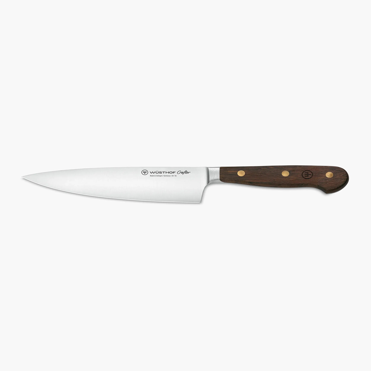 Wusthof Crafter wooden half bolster chef's knife