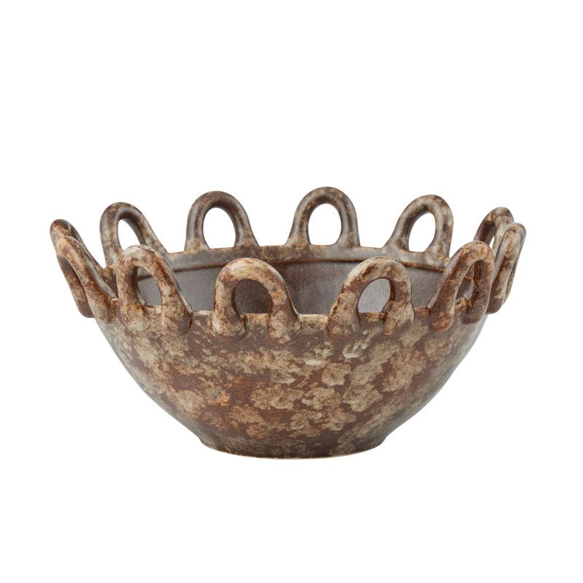 Coast To Coast Valeria Ceramic Bowl Chocolate