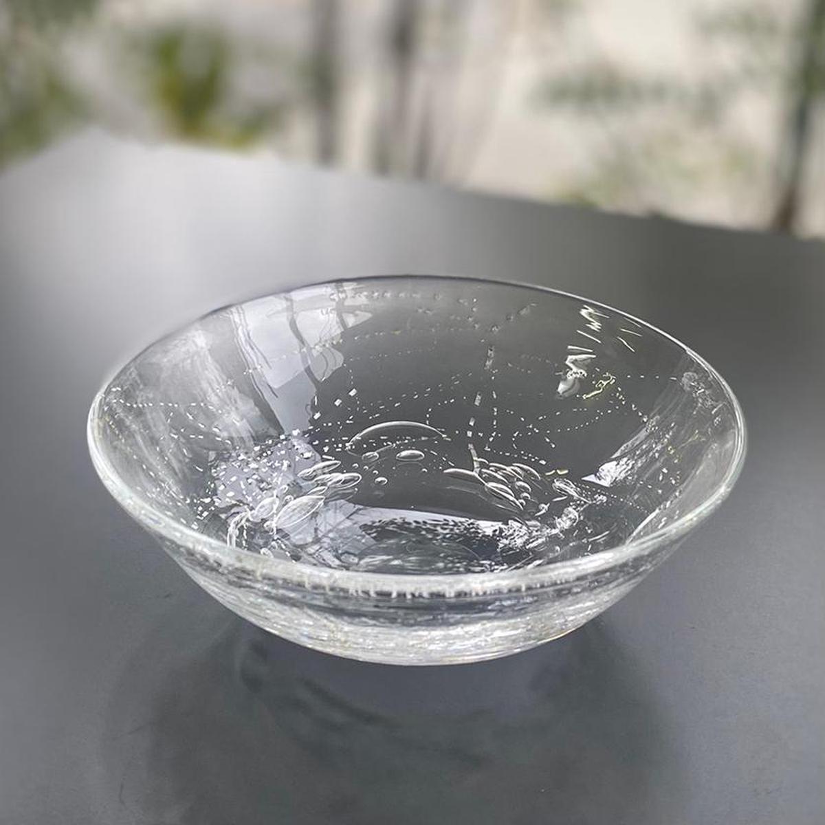 [BOWL] GOLD & SLIVER UTSUWA | SUN GLASS STUDIO KYOTO | GLASSWORK