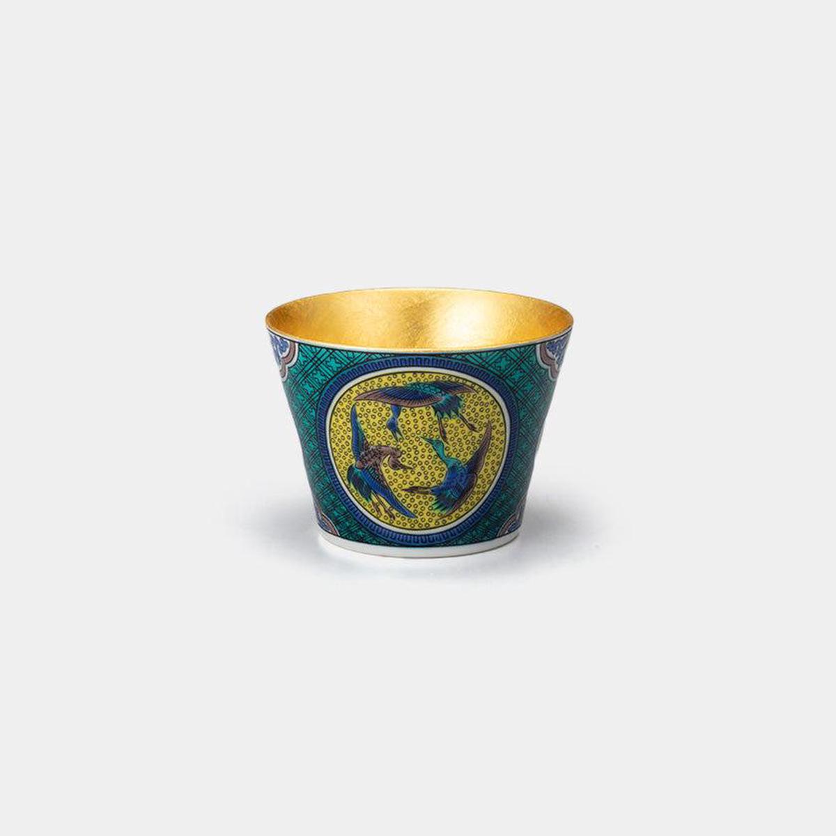 [BOWL] KUTANI WARES YOSHIDAYA DISH | KANAZAWA GOLD LEAF | HAKUICHI