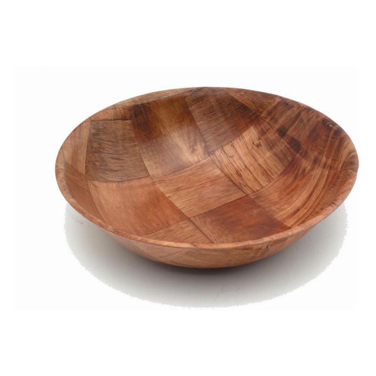 Woven Wood Bowls 8" Dia - Pack Of 12