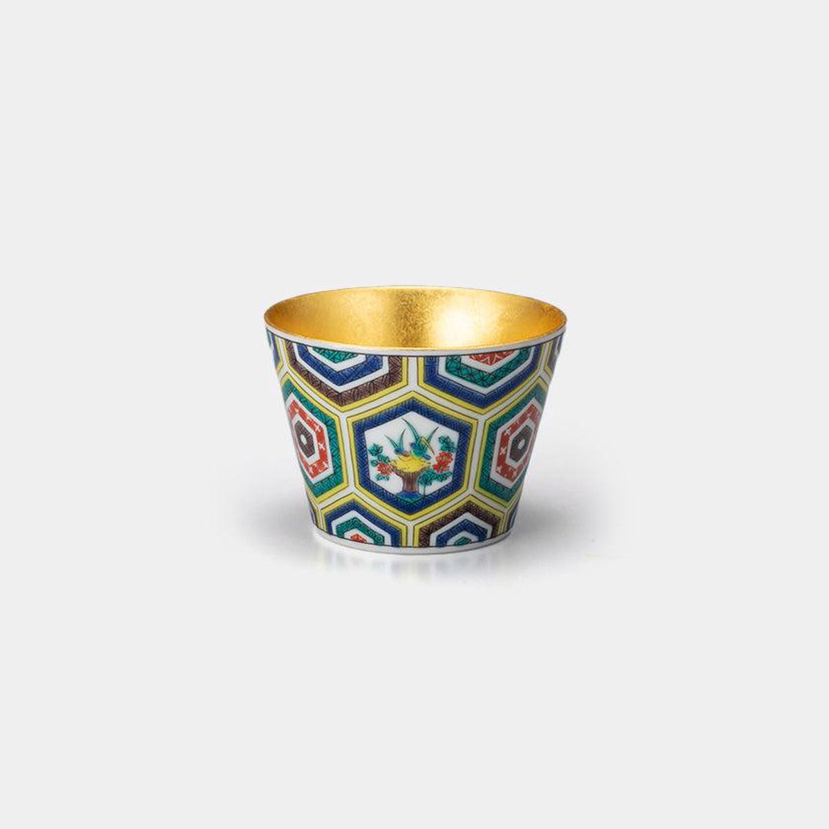[BOWL] KUTANI WARES OLD KUTANI DISH | KANAZAWA GOLD LEAF | HAKUICHI