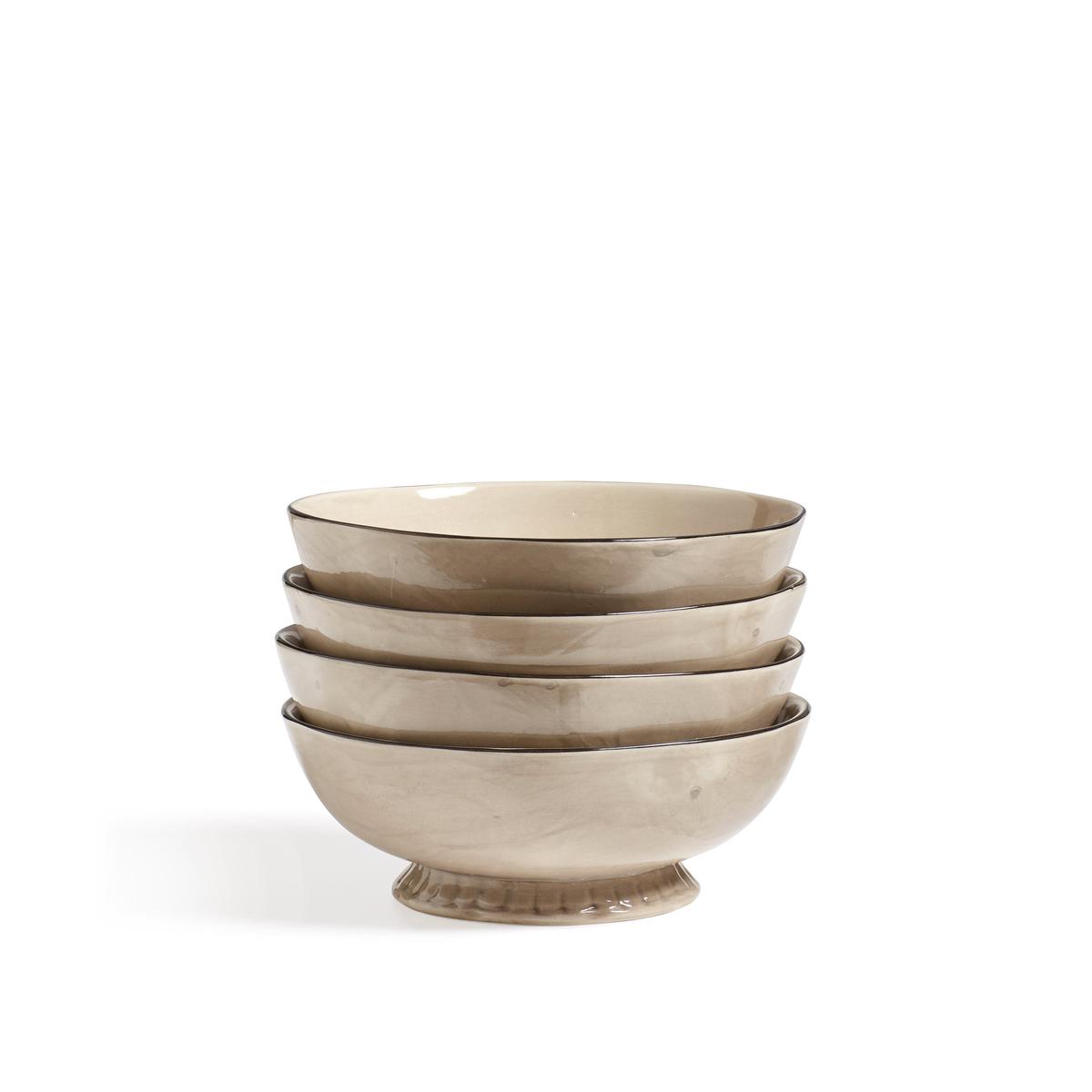 Winslow Bowls - Set of Four - Dove Grey