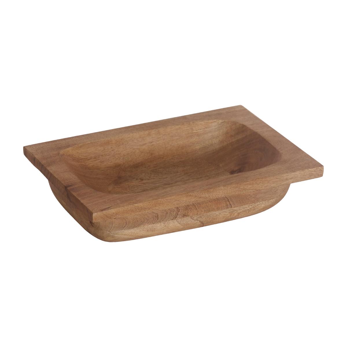 Wooden Dough Tall Bowl