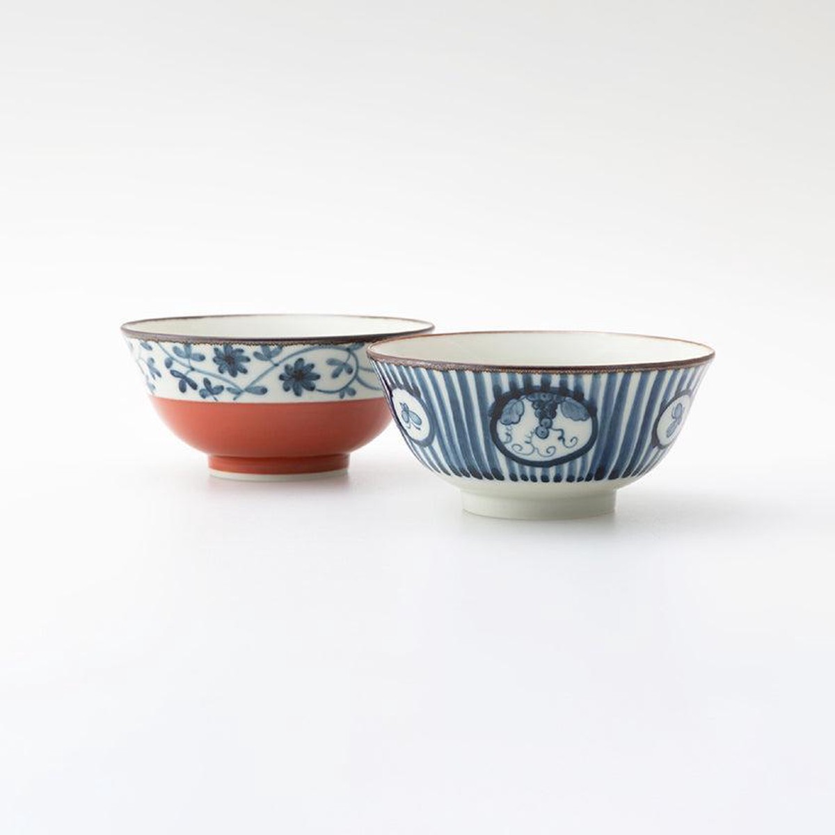 [BOWL] SOMENISHIKI PAIR | HASAMI WARES| SAIKAI TOKI