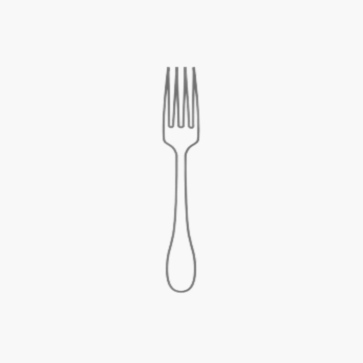 Broggi Gaia Serving fork polished steel