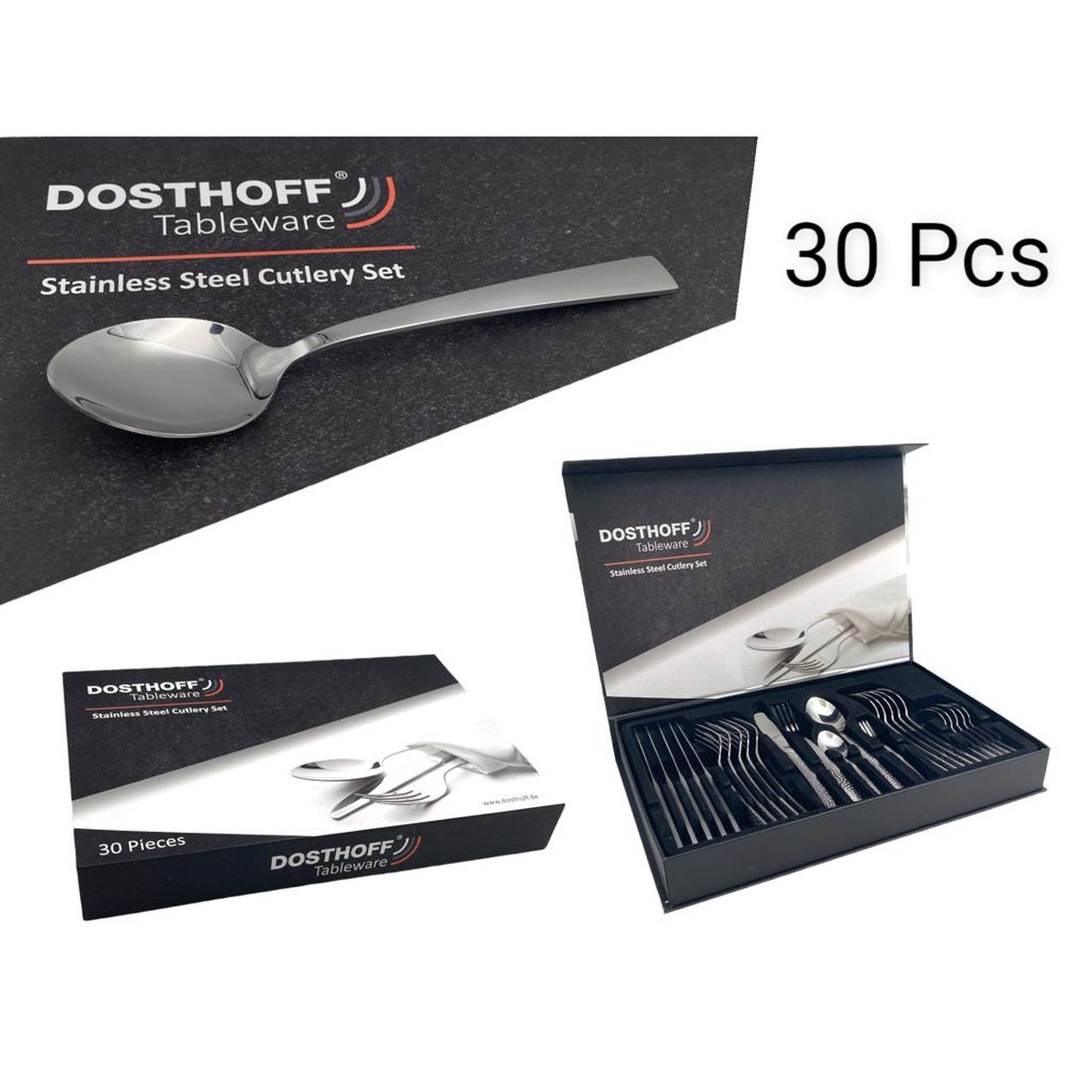 Dosthoff 30 pieces Modern Cutlery Set