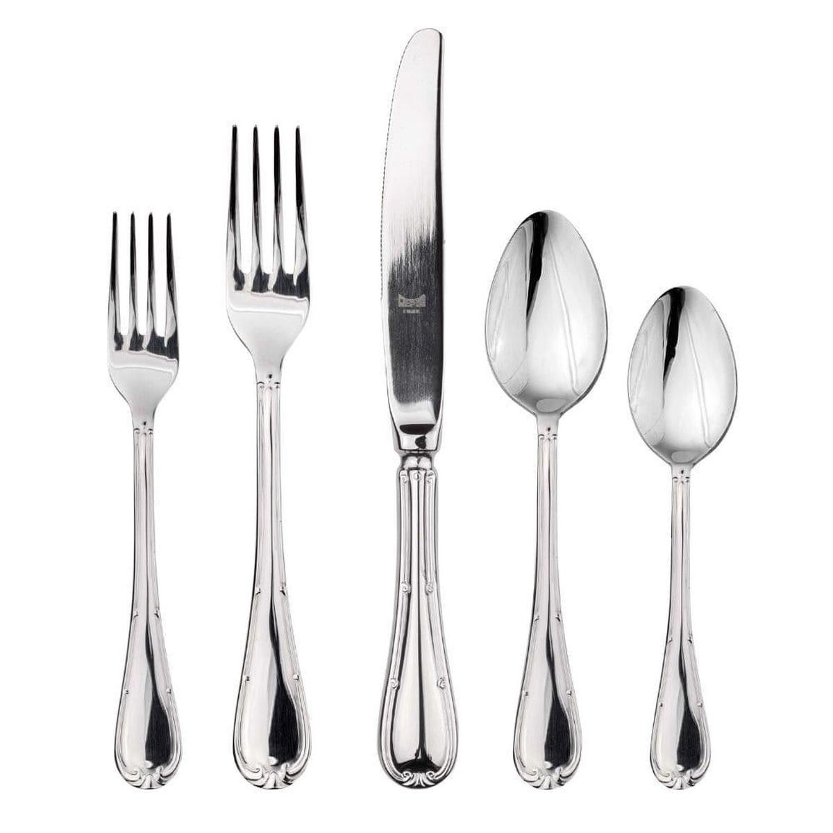 Mepra Raffaello 5-piece flatware set stainless steel