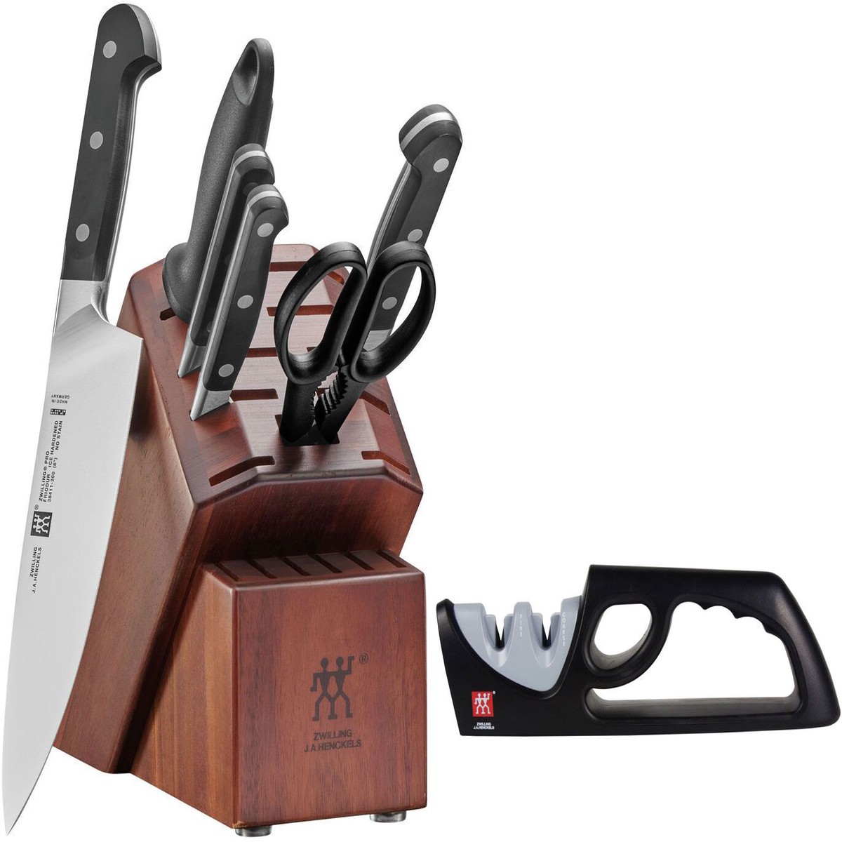 Zwilling - Pro 7 Piece Block Set Bonus Sharpener (PROMO)
