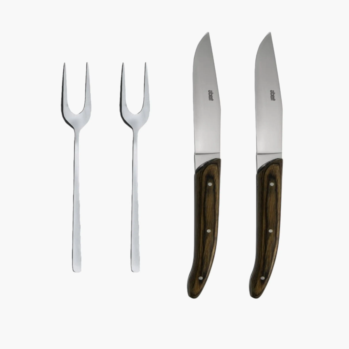 ab+ by Abert Steak Set 2 knives and 2 forks