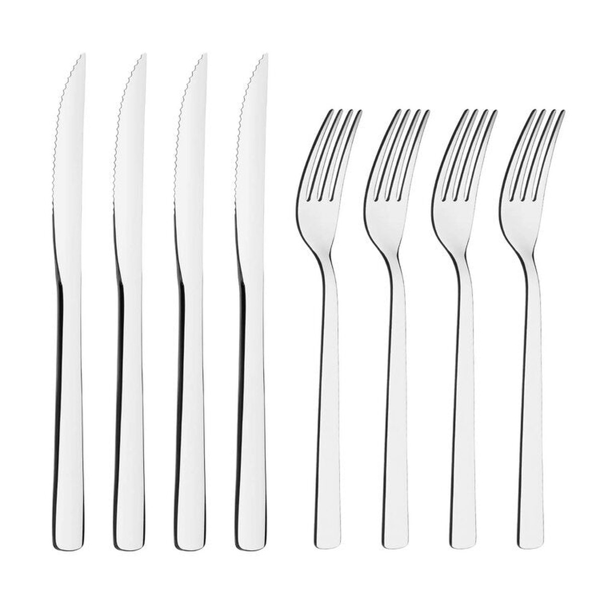 8 Piece Stainless Steel Cutlery Set