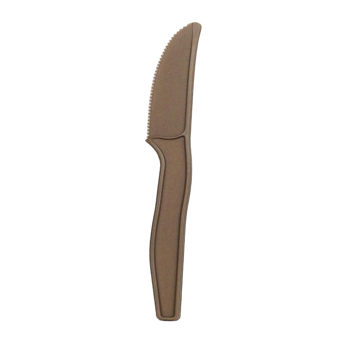 Sugarcane Knife Set | 16cm Eco Friendly Disposable Cutlery | 50 Pieces